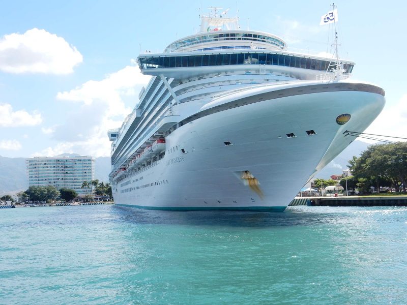 Ruby Princess docked in Puerto Vallarta, Mexico.