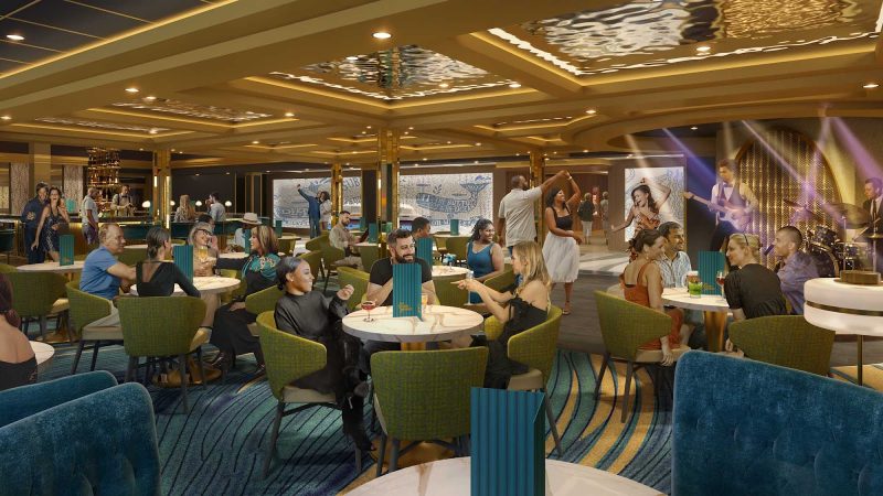 The Golden Mermaid bar lounge is a music-themed venue with live performances and hand-crafted cocktails.