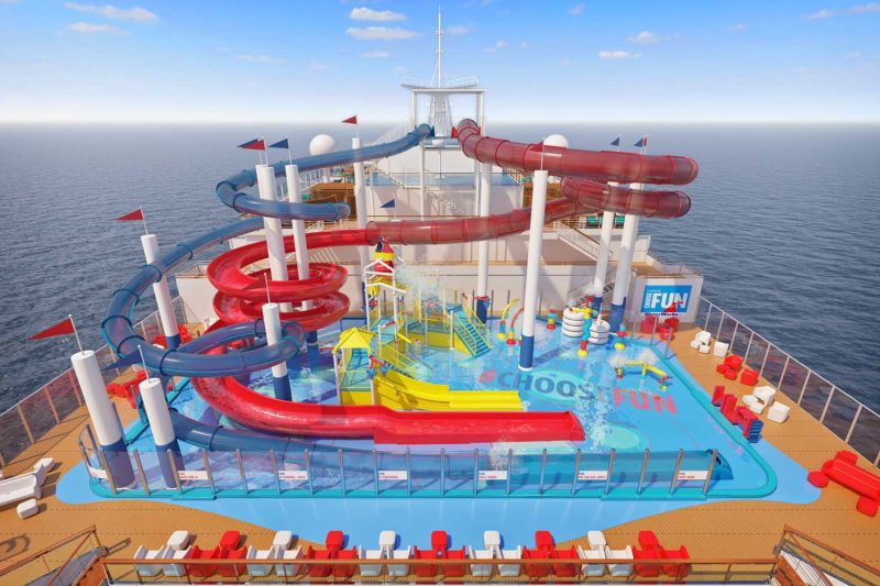 Release your inner child by zipping through the WaterWorks during your Carnival Panorama sailing.