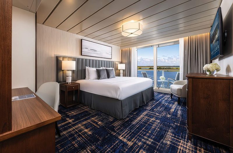 A Premium Suite aboard American Pioneer. 