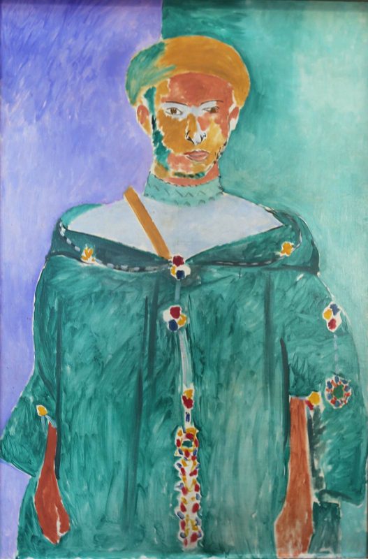 Henri Matisse, “Standing Moroccan in Green (Standing Riffian),” 1913, oil on canvas, at the Hermitage at St. Petersburg, Russia.
