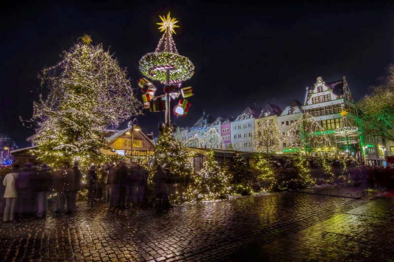 Jason Mrachina: "A view near one of five Christmas Markets in Cologne, Heimat der Heinzel Markt in Altstadt Cologne."