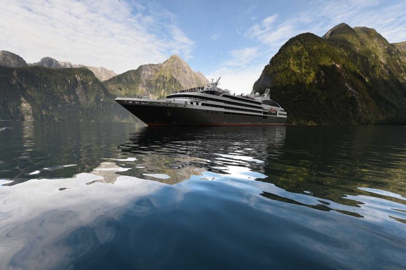 Visit eye-popping Milford Sound, New Zealand, on your next Ponant cruise.