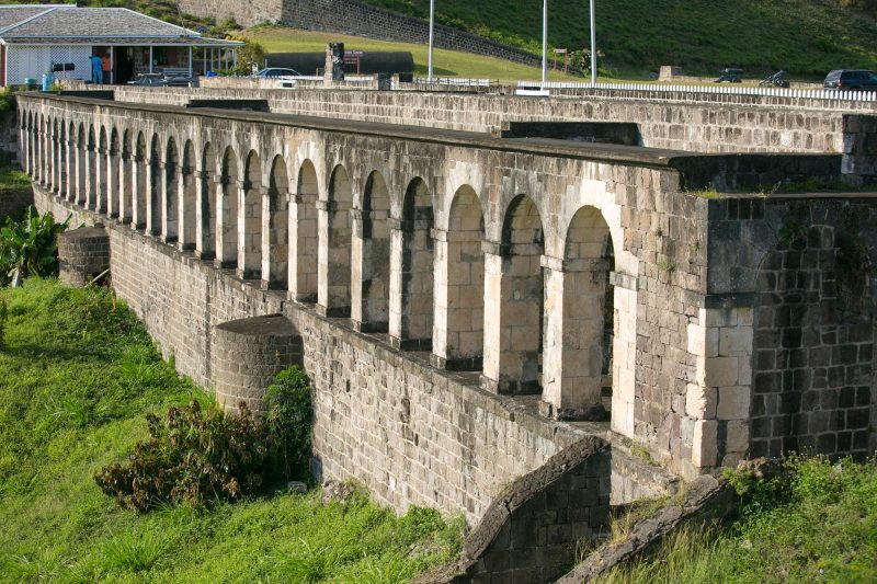 The Infantry Officers Quarters of Brimstone Hill Fortress on St. Kitts.