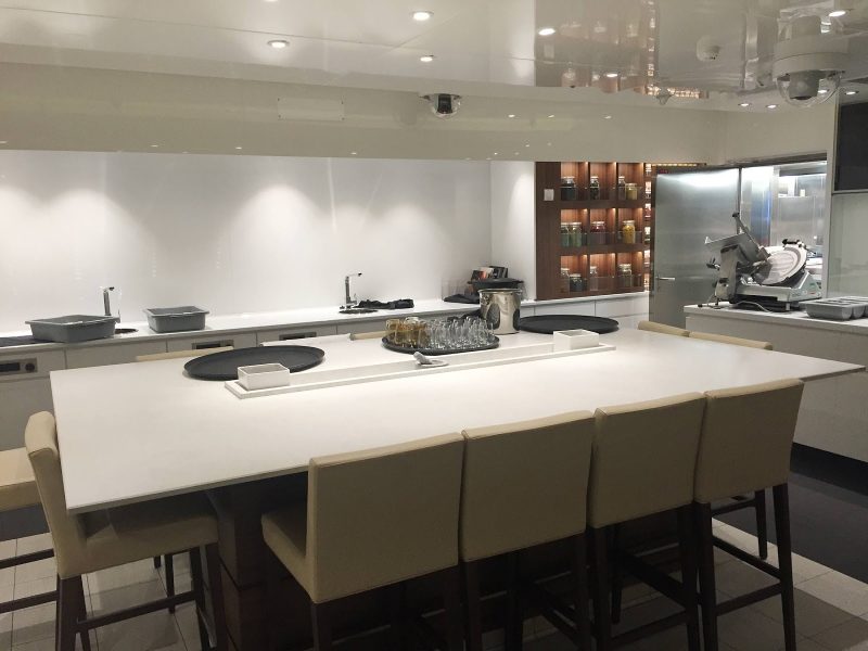A peek inside the Kitchen Table on Viking Star.
