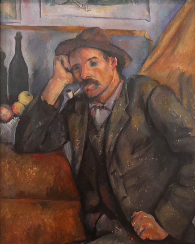 Paul Cezanne, “Smoker,” 1890-92, oil on canvas.