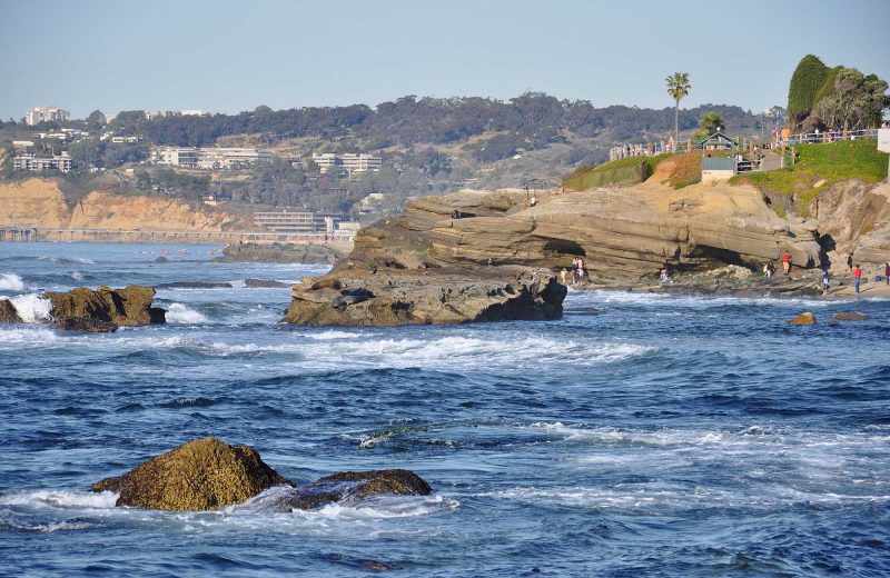 La Jolla Cove beach, just outside San Diego.