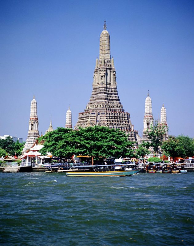 Wat Arun (known as Temple of the Dawn) in Bangkok, Thailand.