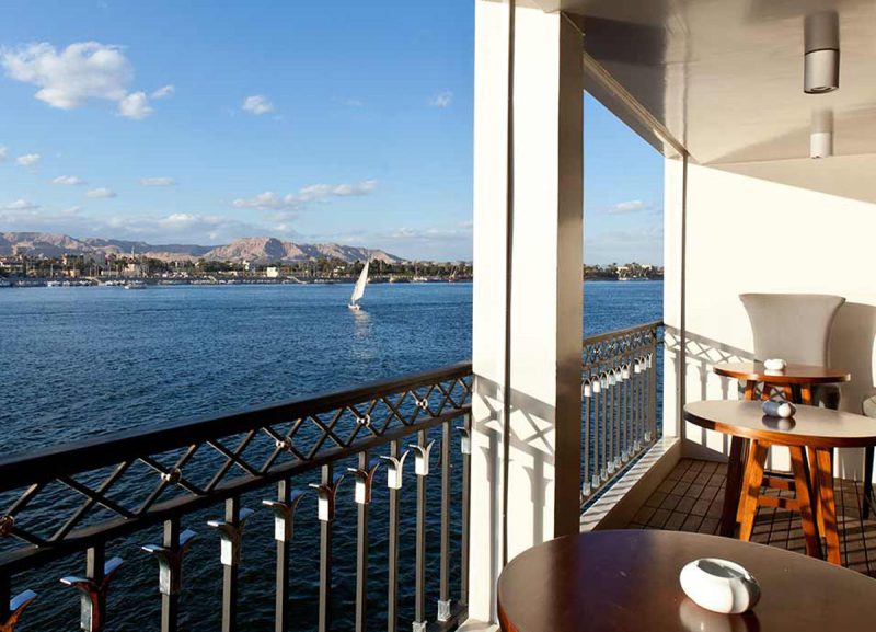 Take in the passing landscapes along the Nile from the Lounge Terrace on ms Mayfair.