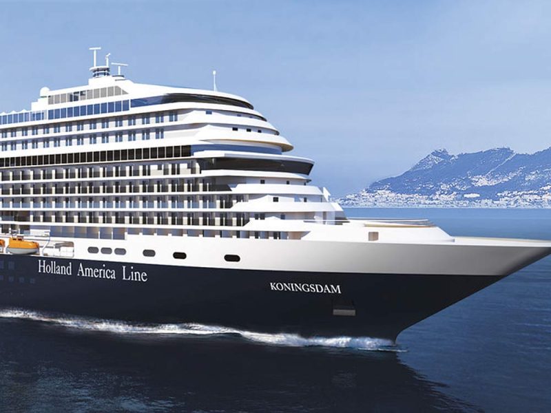 Holland America Line's Koningsdam carries 2,650 passengers on itineraries in the Mediterranean and Caribbean.