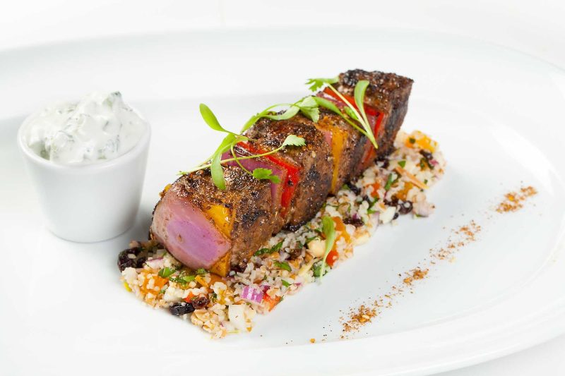 A dish prepared in Celebrity Cruises's Main Restaurant.