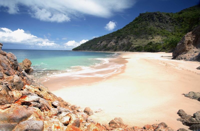 Rendezvous Bay on Montserrat, a British Overseas Territory.