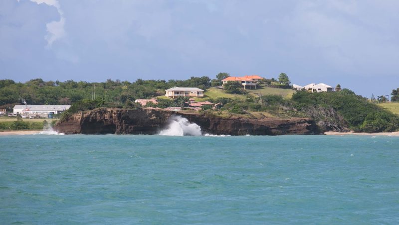 The rugged beauty along Grenada's southwestern coast. 