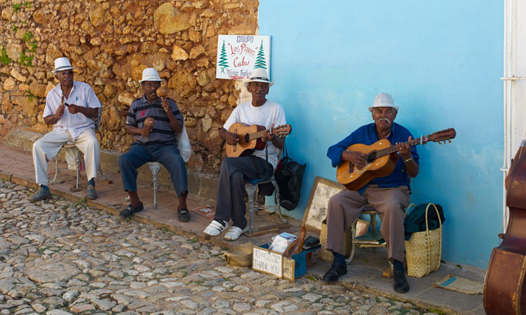 Grupo Los Pinos, seen during a Havana Journeys tour of Old Havana.