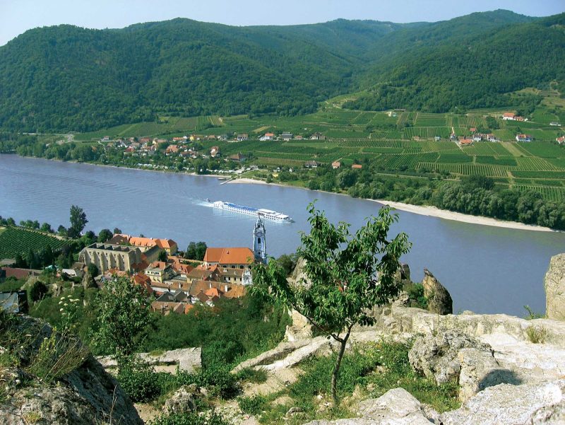 River Beatrice sails the Danube through the pretty village of Dürnstein, Austria.