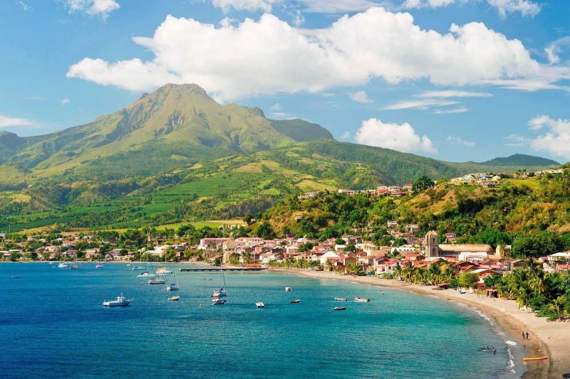 Founded in 1635, Saint Pierre doubles as the capital Martinique and as a center for the arts and culture.