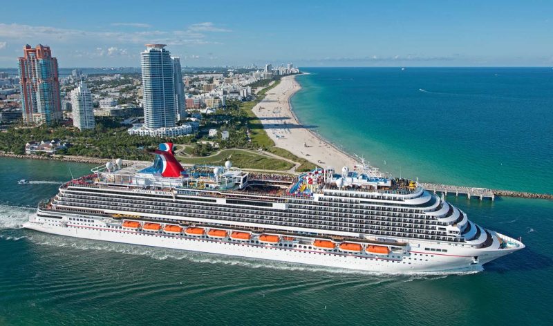Carnival Horizon sails from Miami on 6-night Western Caribbean voyages and 8-night Southern Caribbean sailings.