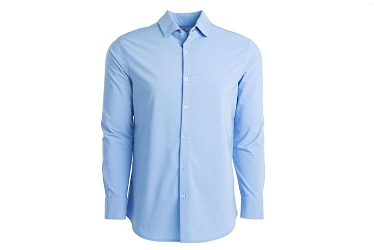 A Mizzen + Main Adelman Sport Shirt (blue)