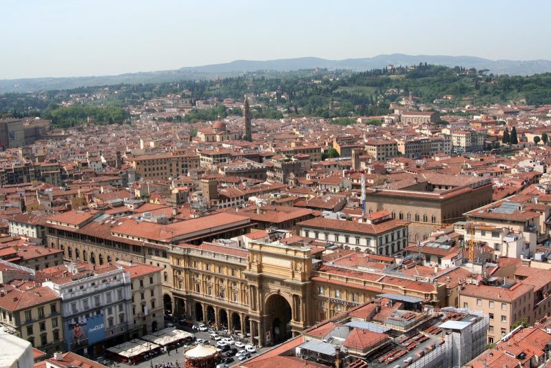 The cityscape of Florence, Italy.