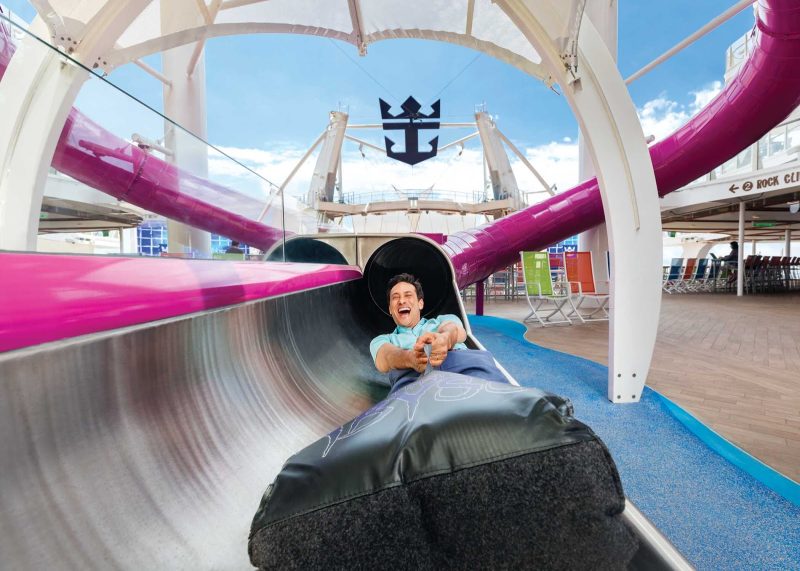 A dad makes it down the not-for-kids-only Ultimate Abyss on Harmony of the Seas.