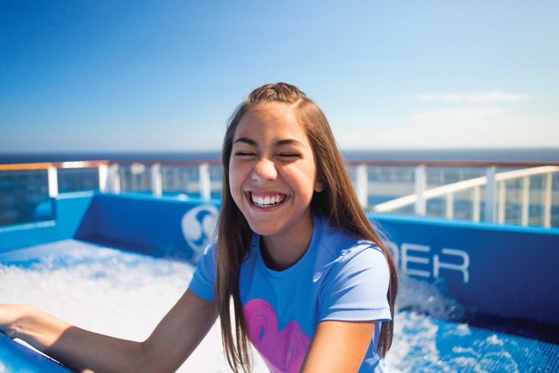 Have fun and cool off by tackling FlowRider on Harmony of the Seas.
