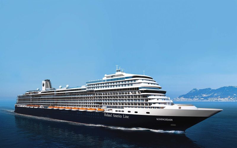 Holland America's Koningsdam carries 2,650 passengers on sailings around the Mediterranean and Caribbean.