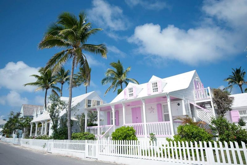 Stroll around Harbour Island (near Eleuthera) and view its colorful homes during your visit to the Bahamas.