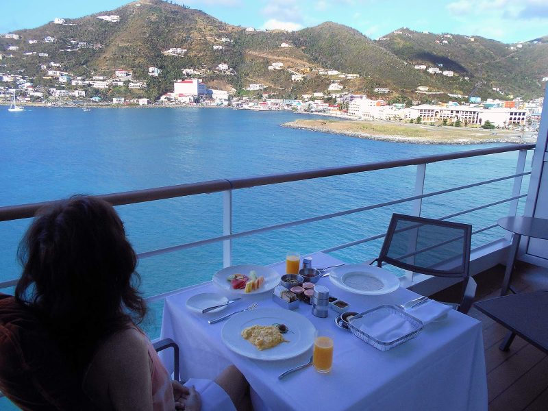 Isn't this a great way to have your breakfast? We got to take in the marina of Port Purcell in Tortola to start our day.
