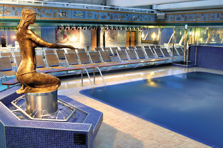 Lido Colombo 1954, on deck 9 of Costa Fortuna.