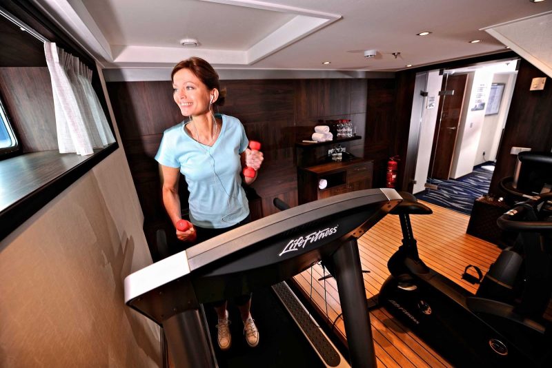 When you aren't exploring the streets of quaint European villages, you can work out in the Fitness Room of Avalon Felicity.