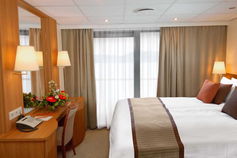 Book a Veranda stateroom for a comfortable stay during your Viking River Cruises sailing in Russia.