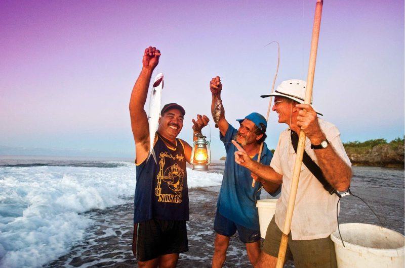 Enjoy fish right from the ocean in the Cook Islands.