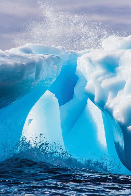 Lindblad Expeditions guests get incredible views of Hercules Bay.