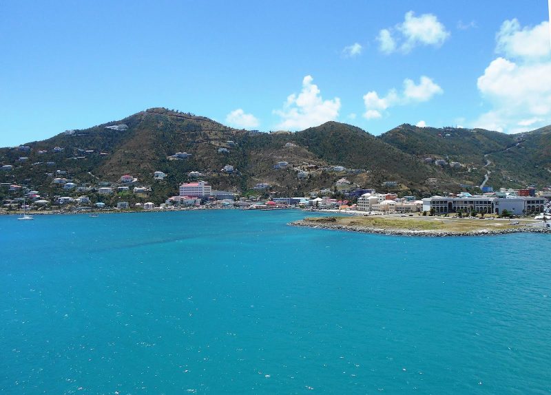 Silver Muse moored off pretty Tortola, largest of the British Virgin Isles.
