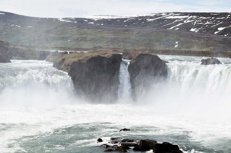 Godafoss (or Goðafoss) Falls, one of the most spectacular waterfalls in Iceland.