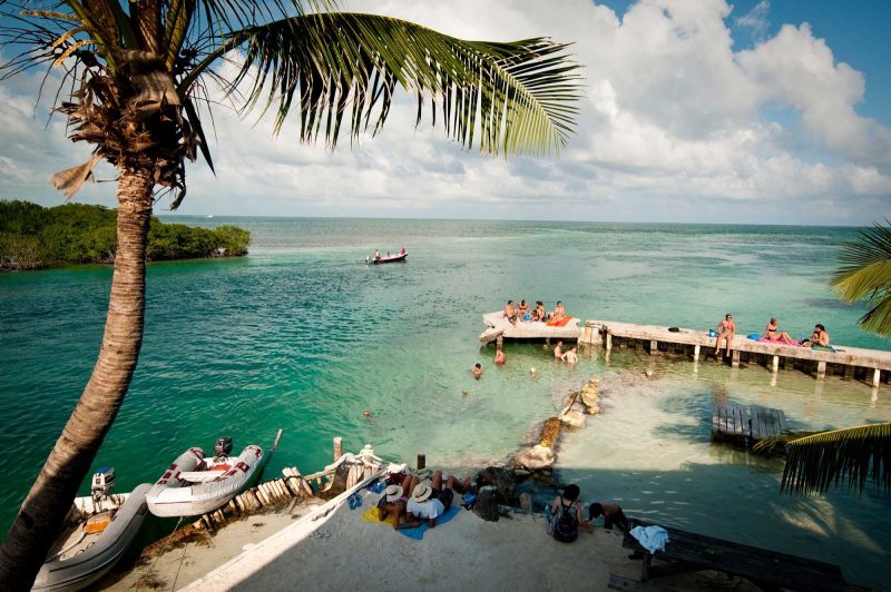 The Lazy Lizard on Caye Caulker, off the coast of Belize.