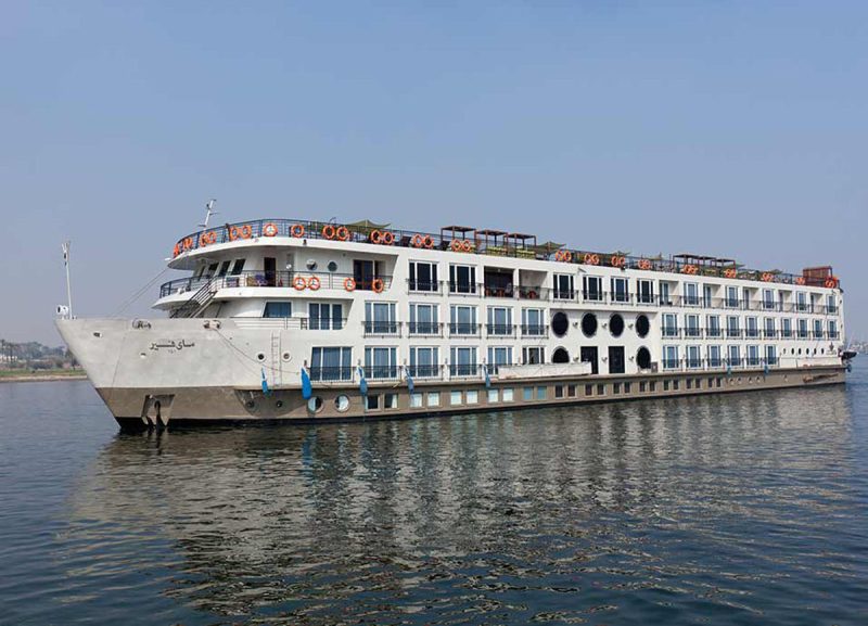 The intimate, contemporary ms Mayfair carries just 150 guests along the Nile River in spacious suites and staterooms.