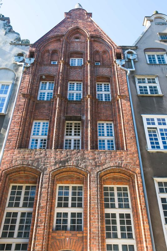 Some of the beautiful architecture in Old Gdansk, Poland.