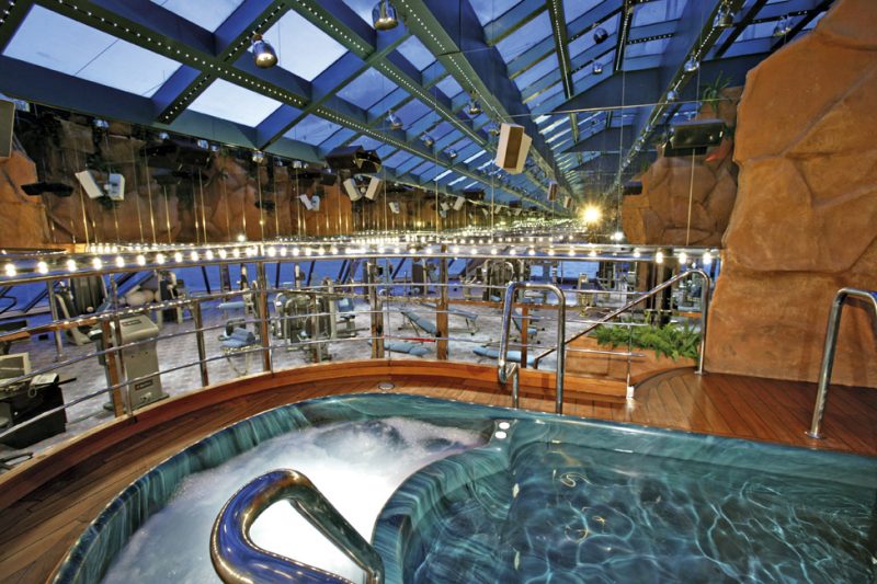 Costa Fortuna hosts a fully equipped fitness center.