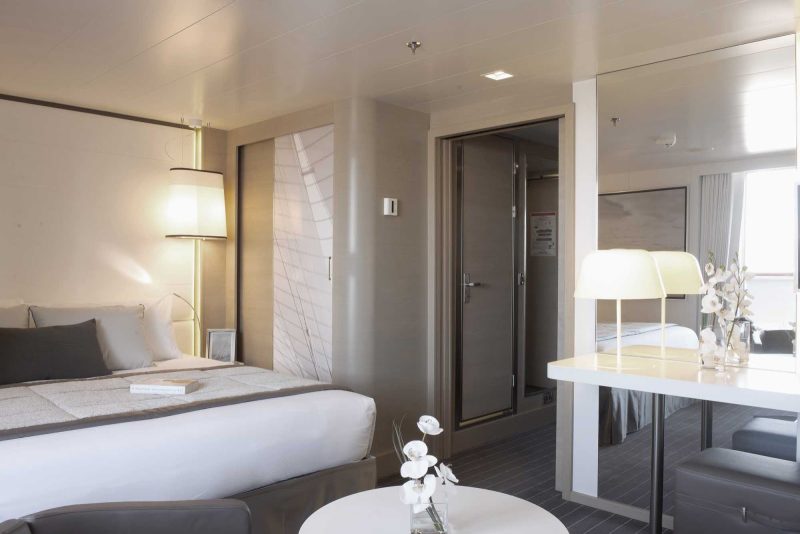 Your cabin on the Ponant luxury ship Le Soleal is your home away from home. 