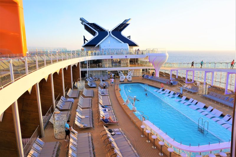 Celebrity Edge calls its pool deck the Resort Deck because the pool is only one of the focal points of deck 14.