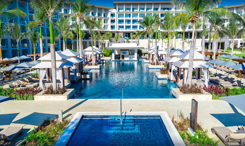 The pool at Hyatt Zilara Cap Cana in the Dominican Republic.