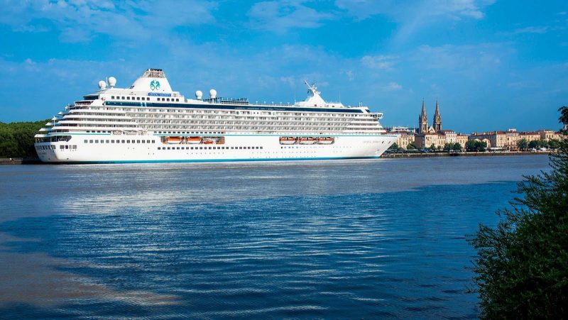 Crystal Serenity in Bordeaux in southwestern France. 