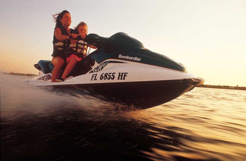 Take a recreational watercraft out for a spin in Florida.