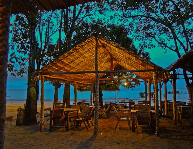 One of the cabanas lining the Amazon River in Ponta de Pedras Santarém, Brazil.