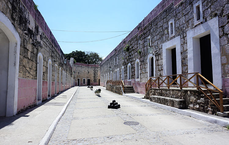 Inside Morro Fort in Old Havana.