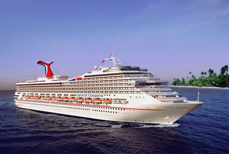 Carnival Conquest offers seven-night itineraries to the Caribbean and Central America, including the US Virgin Islands, San Juan, Grand Turk, the Bahamas, Jamaica, Cozumel, Belize City, Grand Cayman, Aruba, Curacao and Honduras. But not all in one sailing.