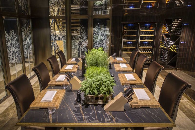 For private dining in an intimate venue and expertly paired wines, head to La Cantinetta on S.S. La Venezia.