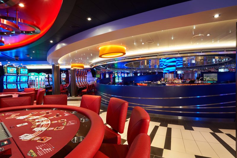 Try your luck in the Casino aboard Carnival Vista.