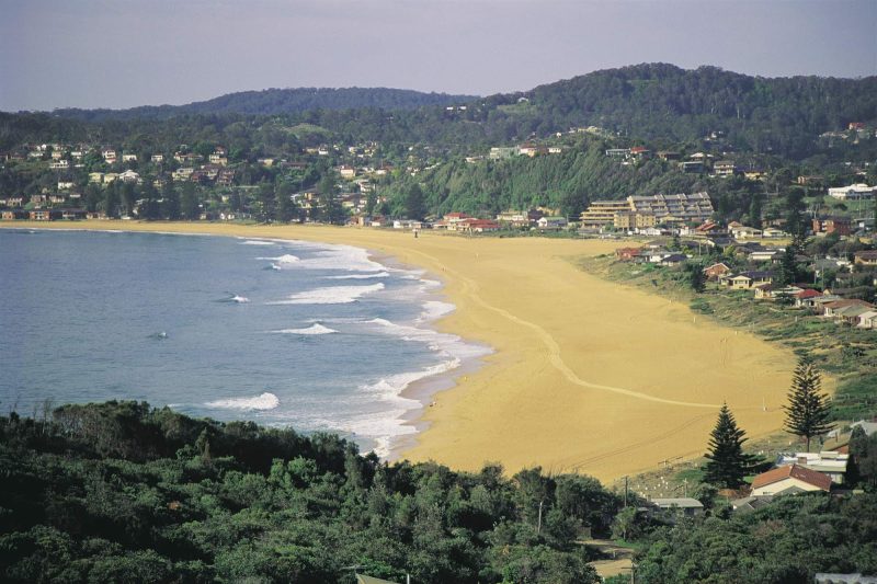 Scenic Avoca Beach, along the Central Coast of New South Wales, Australia.